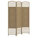 Biombo Separador Corda de Papel, Bambu HOMCOM, casa - decoração Biombo Separador Corda de Papel, Bambu HOMCOM, casa - decoração Castanho