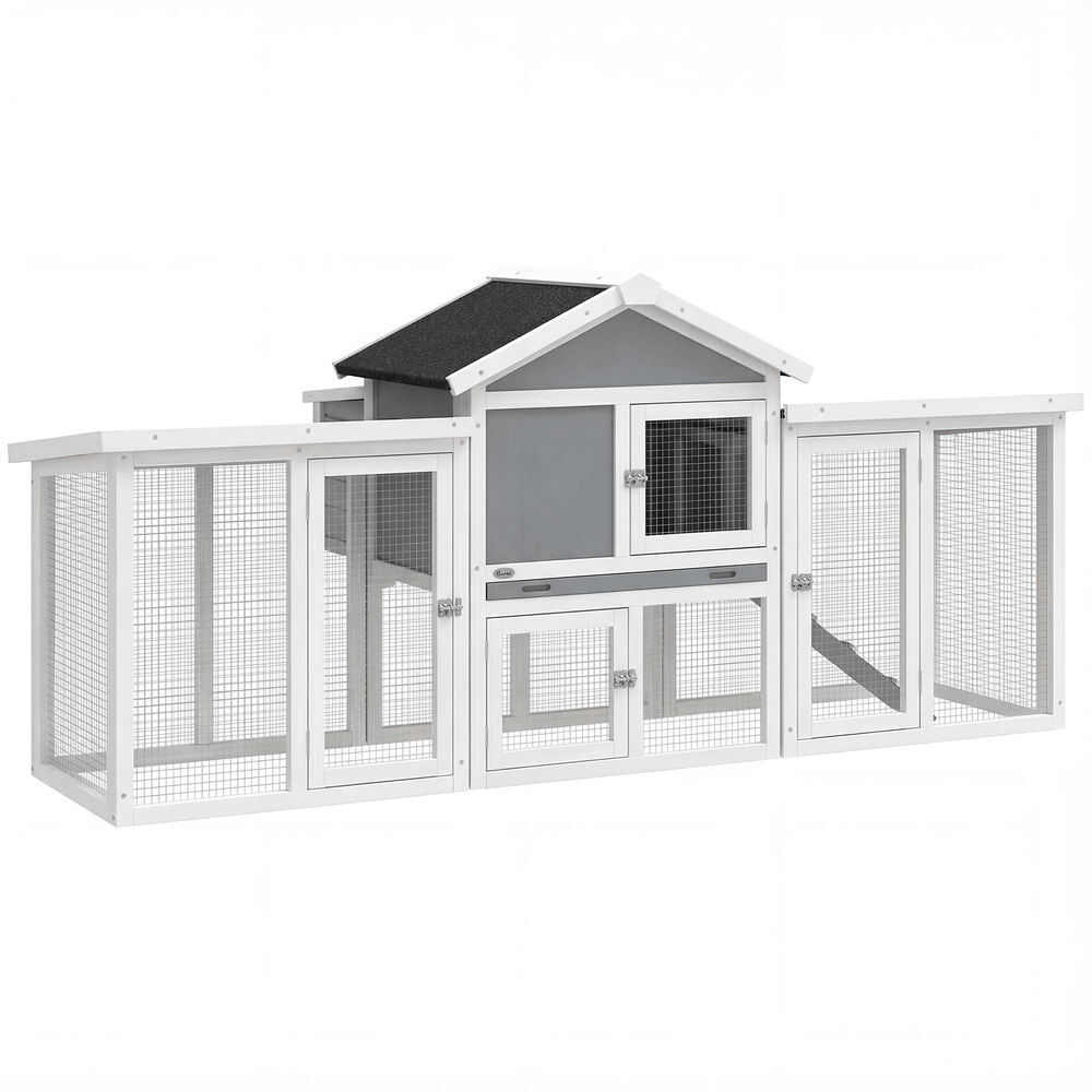 Galinheiro Madeira de Abeto PawHut