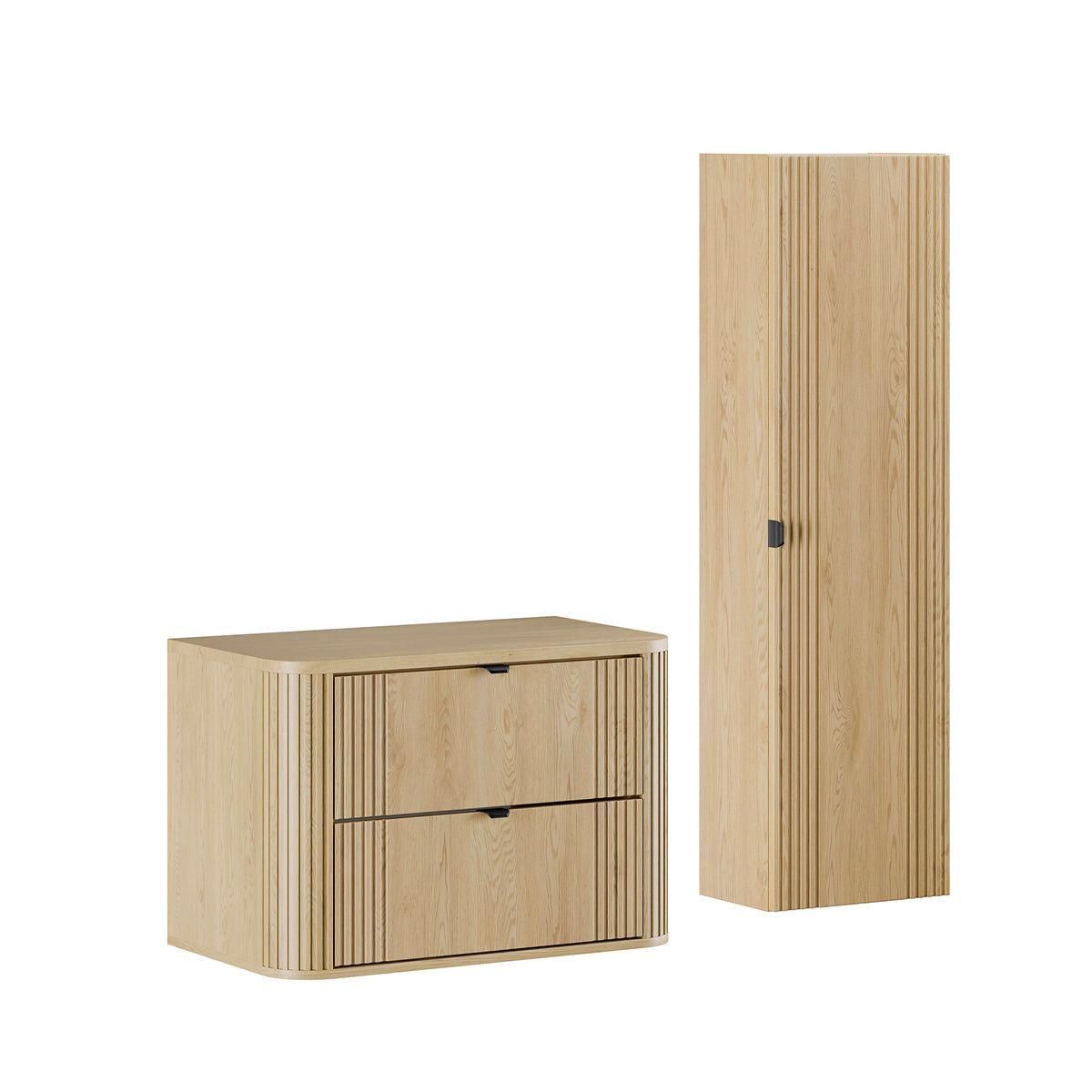 Conjunto móvel toucador 80 cm e enceinte mila madeira