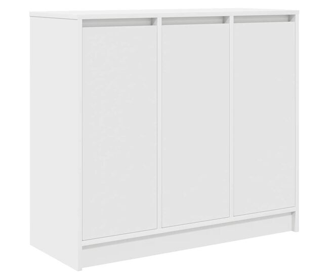 Aparador - bufete - móvei de apoio 85x34x76 cm derivados de madeira branco pt3210