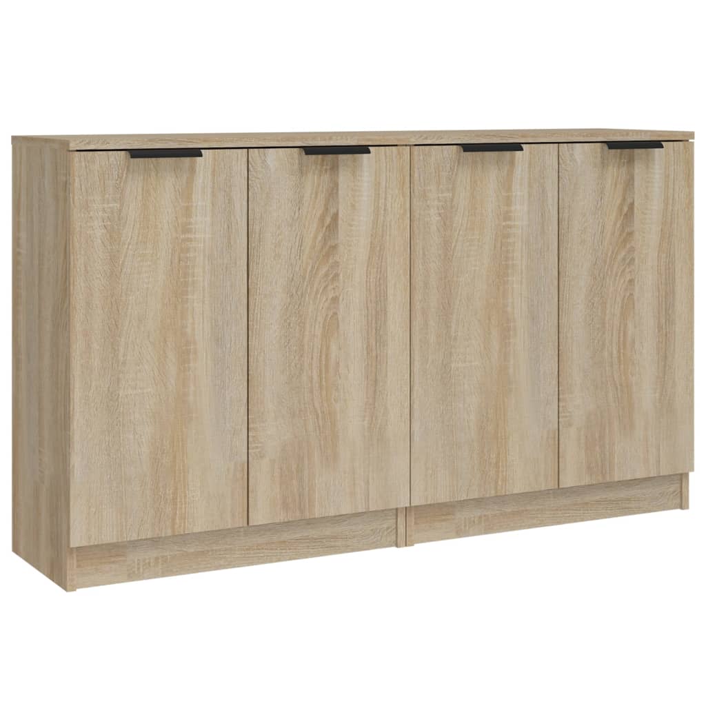 Aparadores - bufetes - móveis de apoio 2 pcs 60x30x70 cm madeira processada carvalho sonoma pt5161