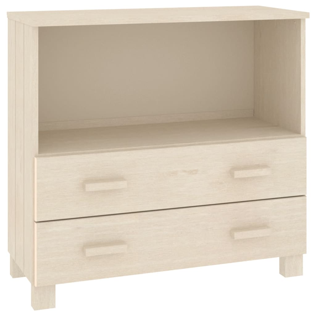 Aparador - bufete - móvei de apoio hamar 85x35x80 cm pinho maciço castanho-mel pt4105
