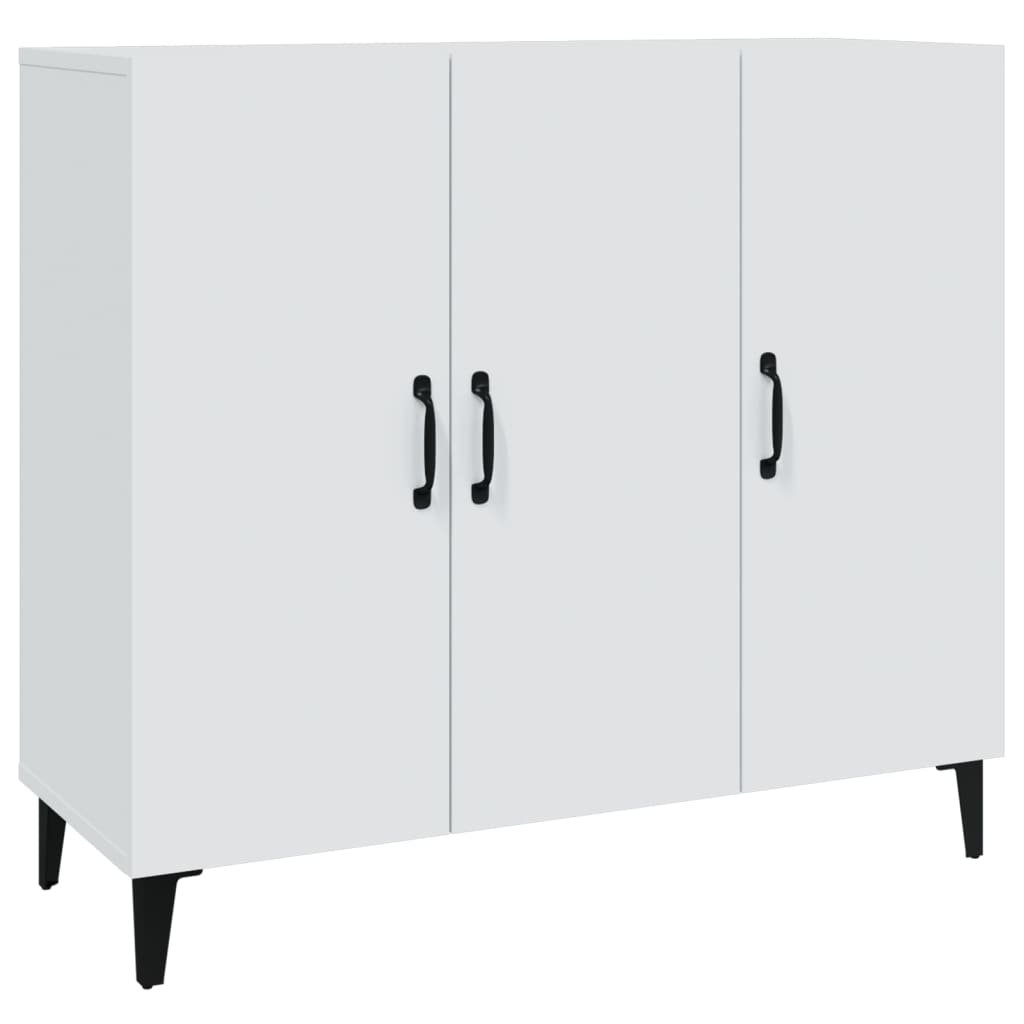 Aparador - bufete - móvei de apoio 90x34x80 cm derivados de madeira branco pt3212