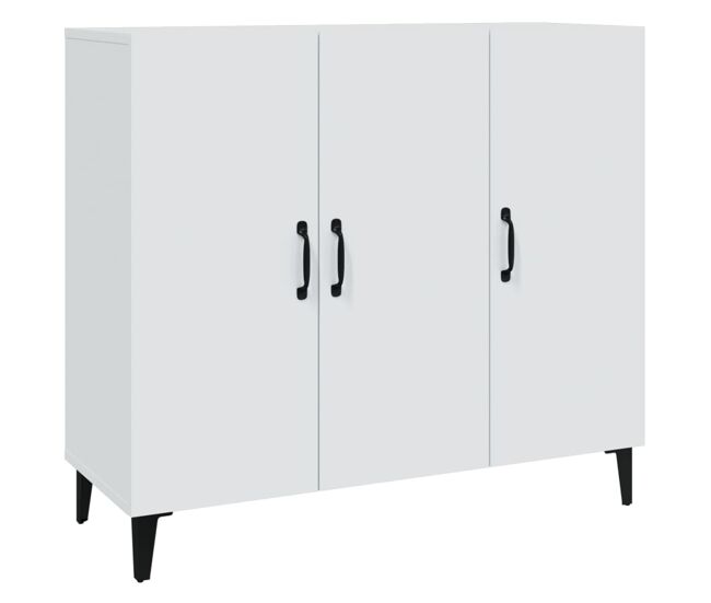 Aparador - bufete - móvei de apoio 90x34x80 cm derivados de madeira branco pt3212