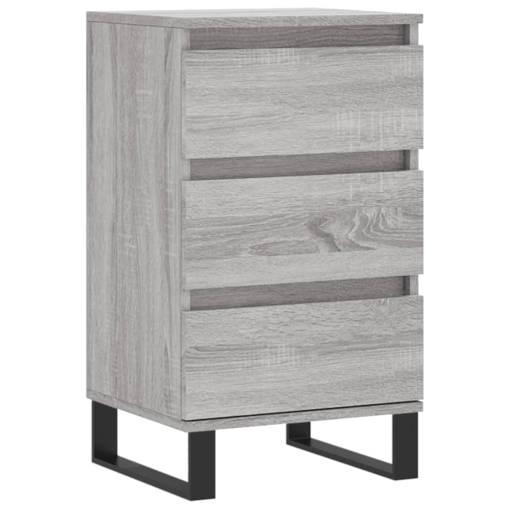 Aparador - bufete - móvei de apoio 40x35x70 cm derivados de madeira cinzento sonoma pt4467