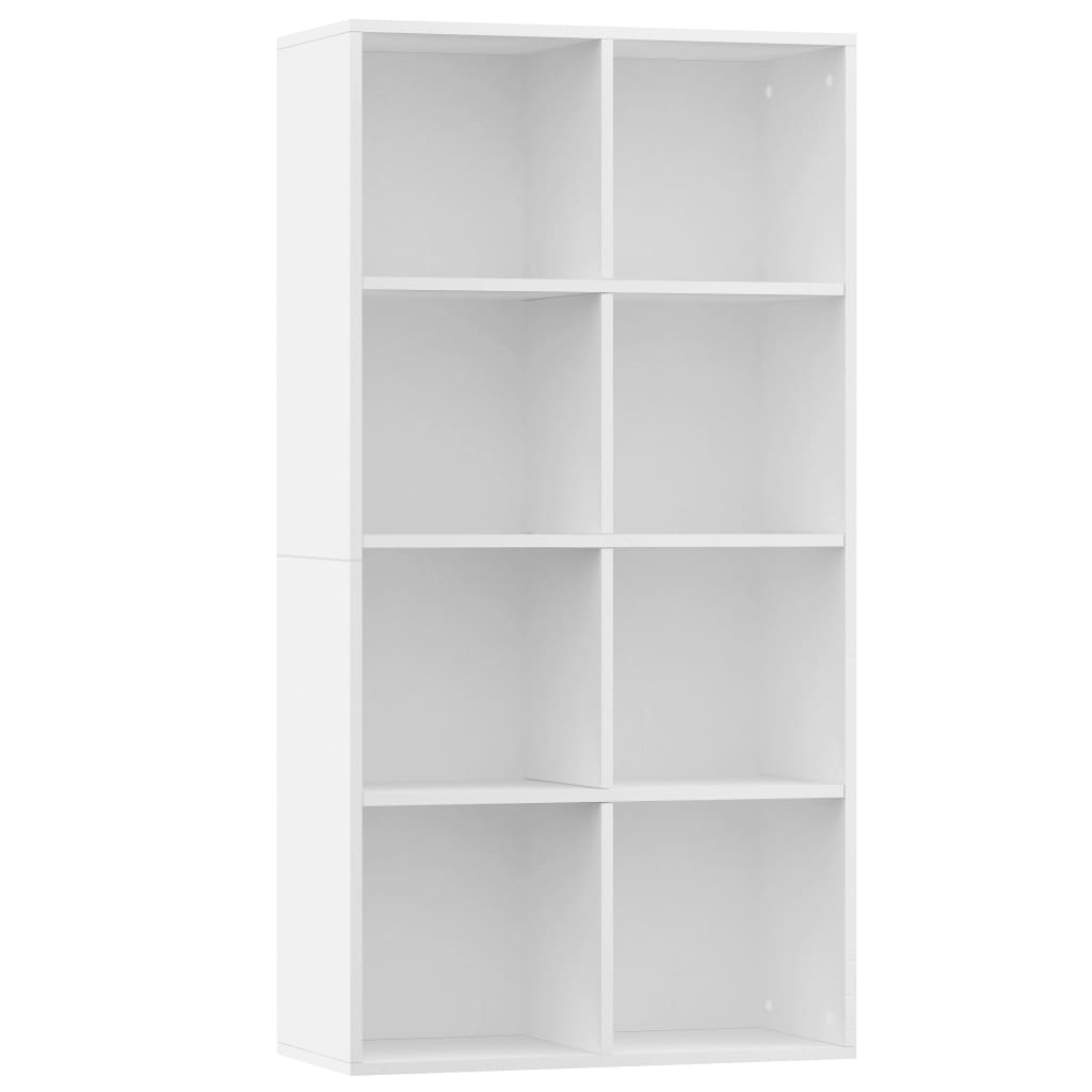 Estante/aparador - bufete - móvei de apoio 66x30x130 cm derivados de madeira branco pt5343