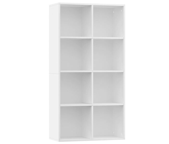 Estante/aparador - bufete - móvei de apoio 66x30x130 cm derivados de madeira branco pt5343
