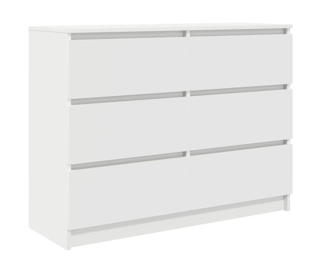Aparador - bufete - móvei de apoio 100x35x76 cm derivados de madeira branco pt1653