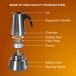Cafeteira Moka Cafeteira Moka Prata