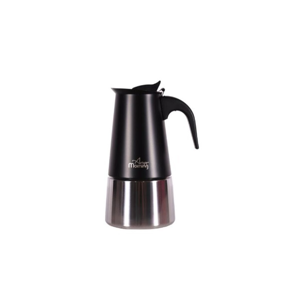 Cafeteira espresso any morning inox 300 ml preta indução