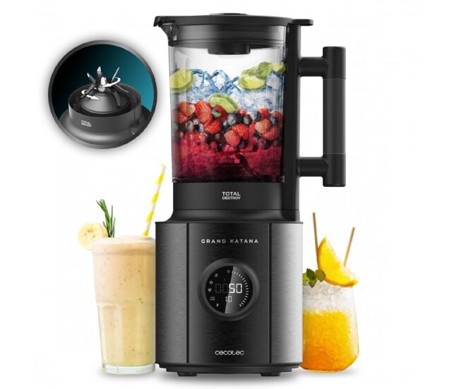 Liquidificadores de copo grand katana 2700max total destroy screen b cecotec