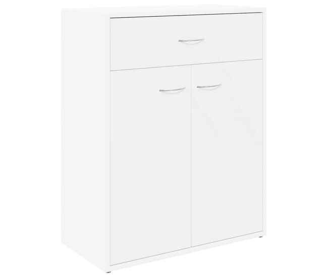 Aparador - bufete - móvei de apoio 60x30x75 cm contraplacado branco pt2473