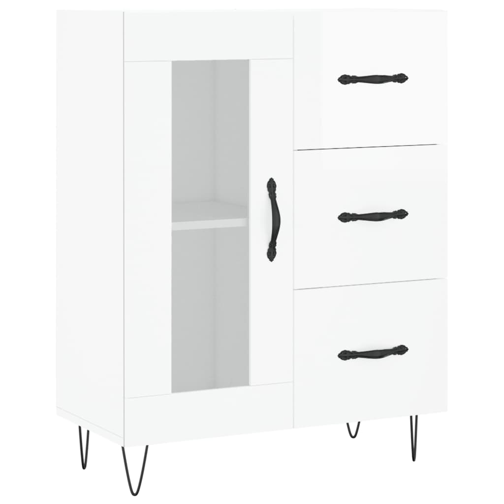 Aparador - Bufete - Móvei de apoio 69 Branco Brillo