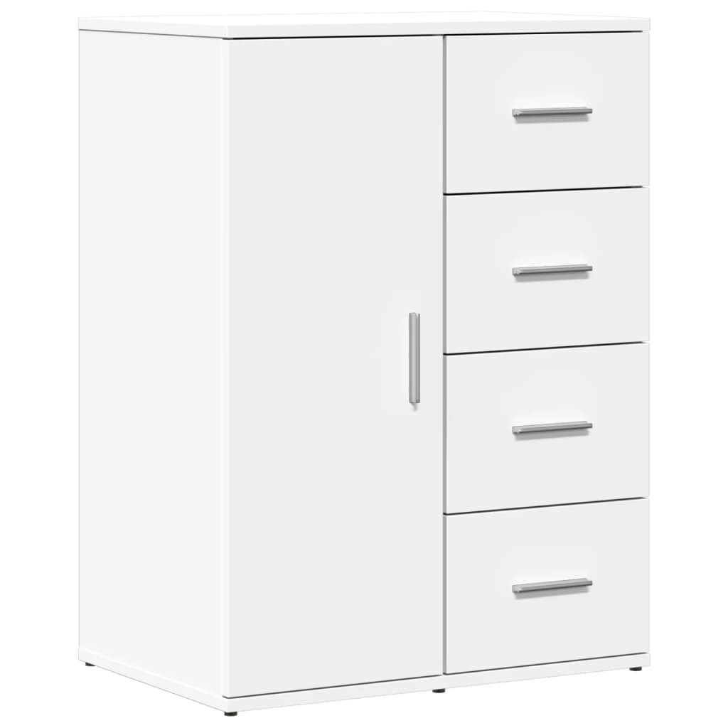Aparador - bufete - móvei de apoio 59x39x80 cm derivados de madeira branco pt3157