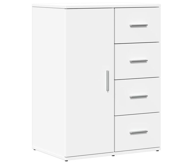 Aparador - bufete - móvei de apoio 59x39x80 cm derivados de madeira branco pt3157