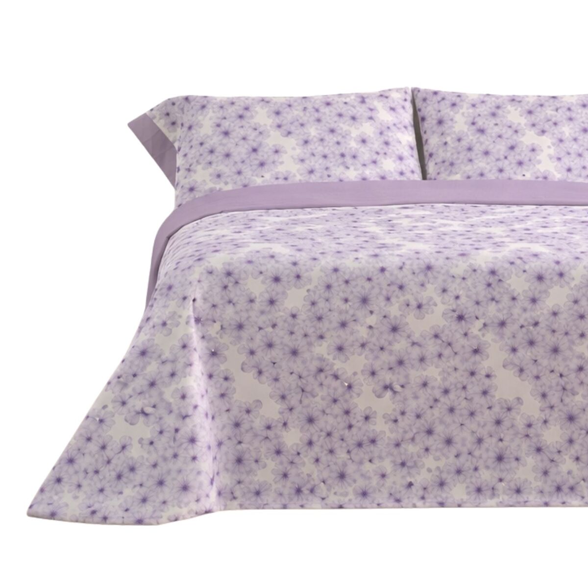 Jogo de lençóis 144 fios horts malva cama 105cm (3 peças) donegal collections