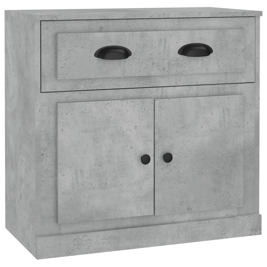 Aparador - bufete - móvei de apoio 70x35,5x67,5 cm derivados de madeira cinzento cimento pt2832