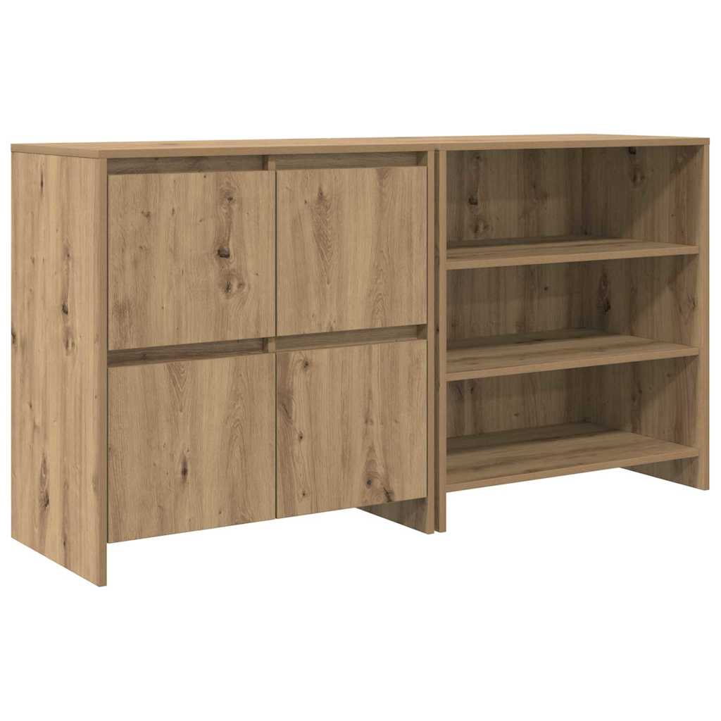 Bufete - móvei de apoio 2 pcs carvalho artesanal 70 x 41 x 75 cm pt28