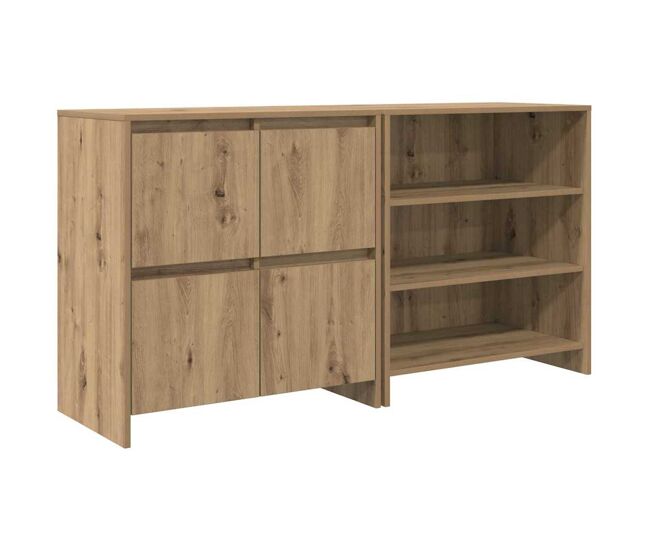 Bufete - móvei de apoio 2 pcs carvalho artesanal 70 x 41 x 75 cm pt28