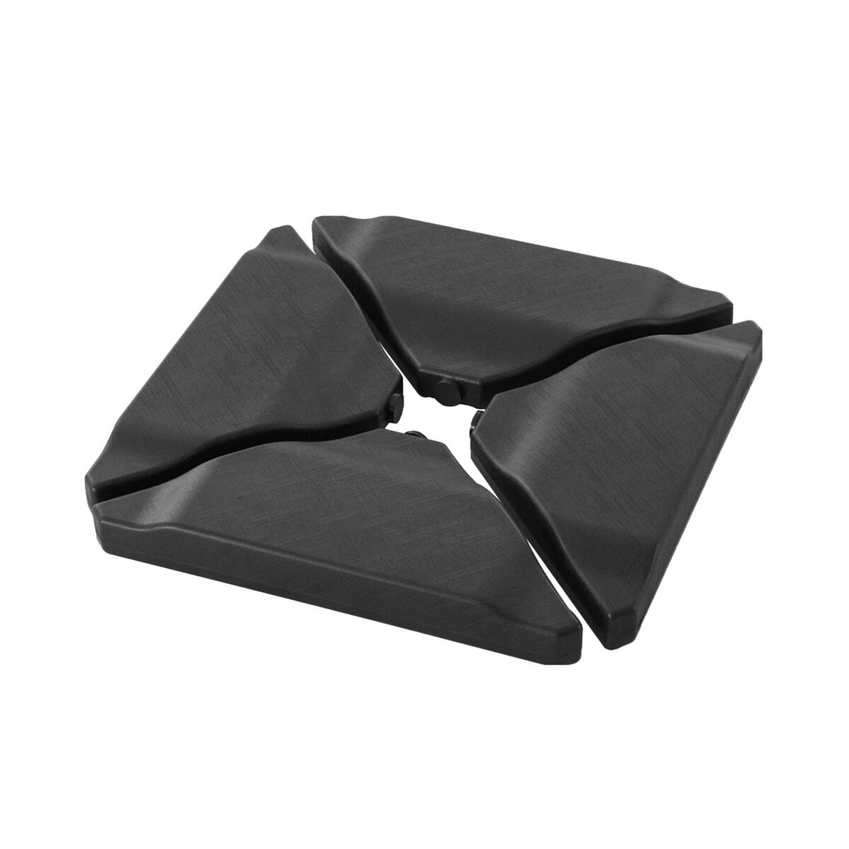 Base triangular de plástico para guarda-sol - Baso 50x50