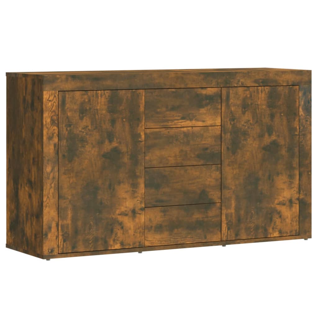 Aparador - bufete - móvei de apoio 120x36x69 cm derivados de madeira cor carvalho fumado pt4225