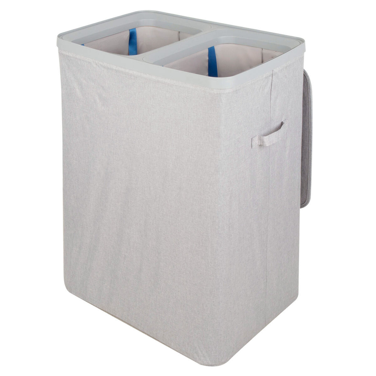 Max Home Cesto de roupa, dois compartimentos e sacos removíveis