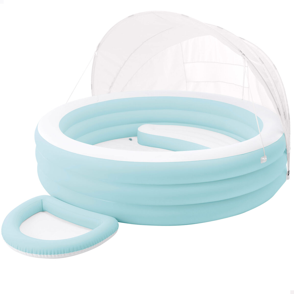 Piscina inflável com assento e cobertura INTEX