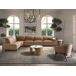 ANGEL CERDA Sofá chaise longue relax modular ANGEL CERDA Sofá chaise longue relax modular Castanho