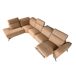 ANGEL CERDA Sofá chaise longue relax modular ANGEL CERDA Sofá chaise longue relax modular Castanho