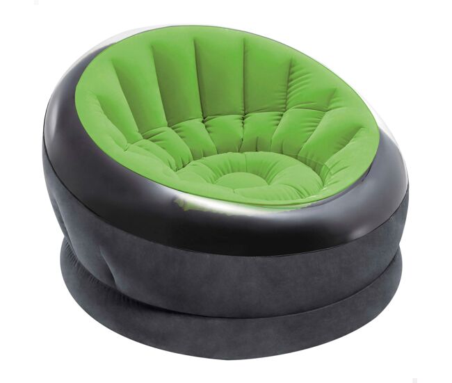Intex poltrona inflável empire verde limão