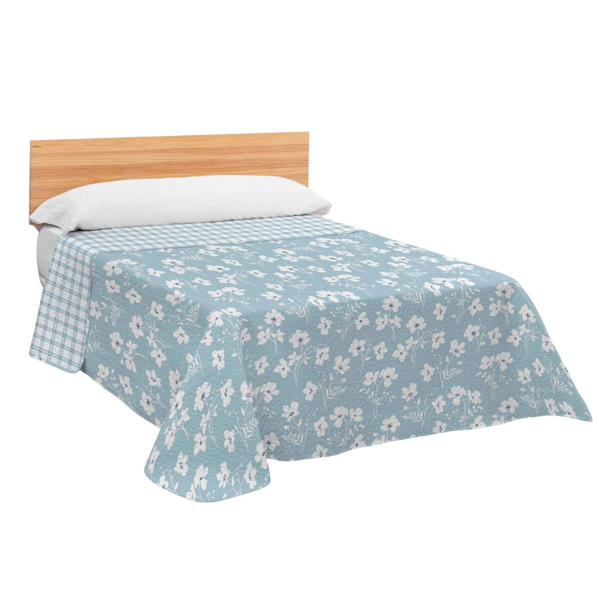 Colcha dupla face reversível bouti nal 180cm donegal collections