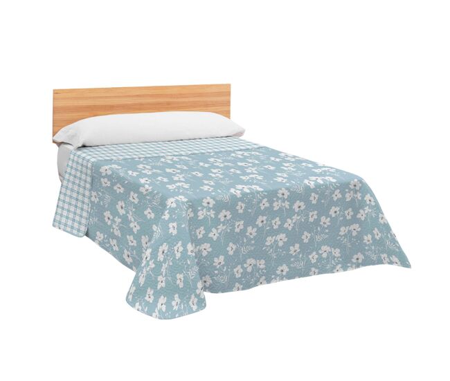 Colcha dupla face reversível bouti nal 180cm donegal collections