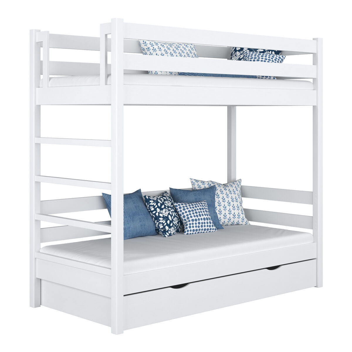 Beliche de madeira com gaveta n03 branco