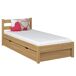 Cama individual de carvalho com gaveta N01 80x190 Cama individual de carvalho com gaveta N01 80x190 Carvalho