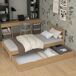 Cama individual de carvalho com gaveta N01 80x190 Cama individual de carvalho com gaveta N01 80x190 Carvalho