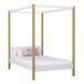 Cama individual de madeira com dossel N02 120x180 Cama individual de madeira com dossel N02 120x180 Madeira