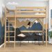 Cama mezzanine de carvalho N03 120x180 Cama mezzanine de carvalho N03 120x180 Carvalho