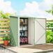 Abrigo de Jardim Aço Galvanizado Outsunny Abrigo de Jardim Aço Galvanizado Outsunny Verde