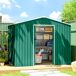 Abrigo de Jardim Aço galvanizado Outsunny Abrigo de Jardim Aço galvanizado Outsunny Verde