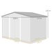 Abrigo de Jardim Aço galvanizado Outsunny Abrigo de Jardim Aço galvanizado Outsunny Verde