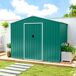 Abrigo de Jardim Aço galvanizado Outsunny Abrigo de Jardim Aço galvanizado Outsunny Verde