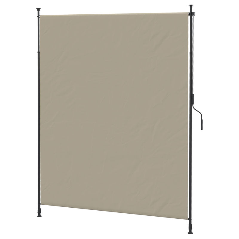 Toldo Vertical Enrolável Alumínio, Poliéster Outsunny 200x3