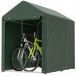 Abrigo para Ferramentas Aço Galvanizado, Tecido PE Outsunny Abrigo para Ferramentas Aço Galvanizado, Tecido PE Outsunny Verde