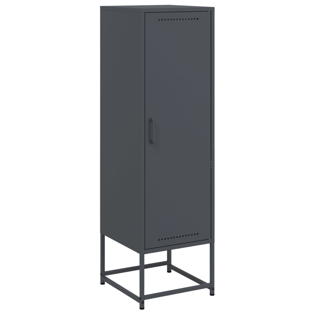 Aparador - bufete - móvei de apoio alto 36x39x123 cm aço antracite pt2239