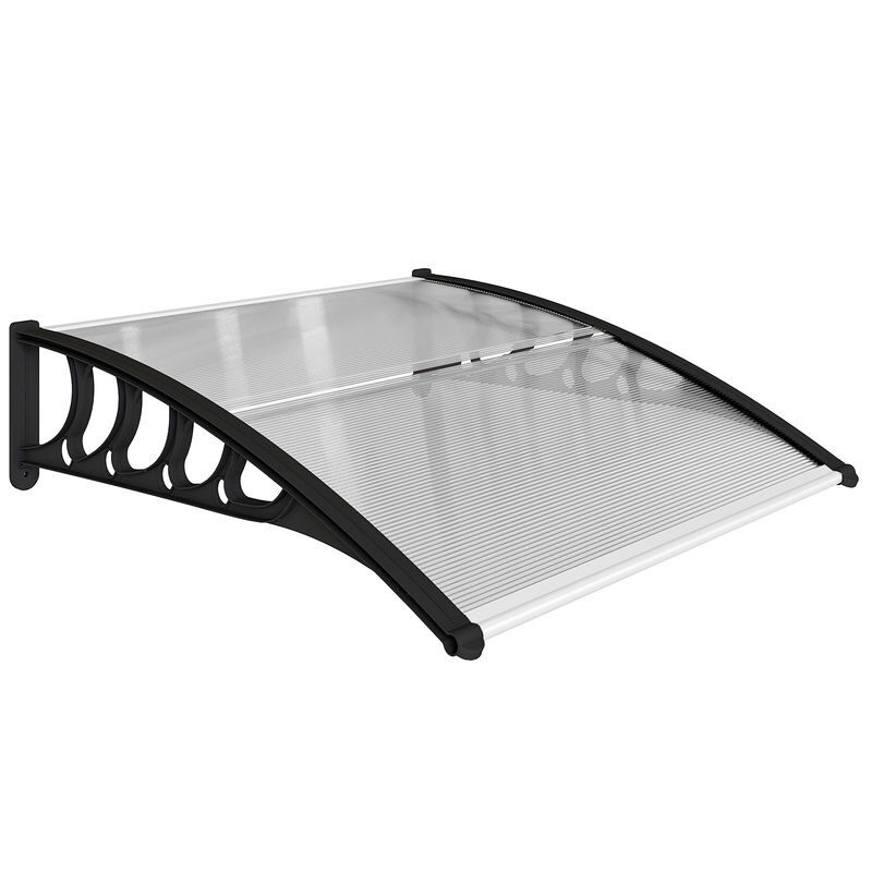Marquise de Proteção Policarbonato, Alumínio Outsunny