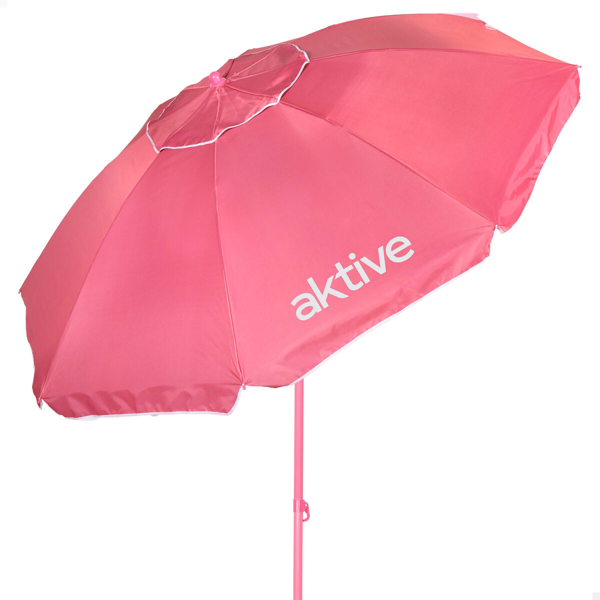 Aktive Beach Guarda-sol de praia inclinável com proteção UV50 220x220 Rosa