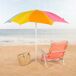 Aktive Beach Guarda-sol de praia reclinável com proteção UV50 180x180 Aktive Beach Guarda-sol de praia reclinável com proteção UV50 180x180 Multicor