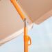 Aktive Beach Guarda-sol de praia inclinável com proteção UV50 220x220 Aktive Beach Guarda-sol de praia inclinável com proteção UV50 220x220 Laranja