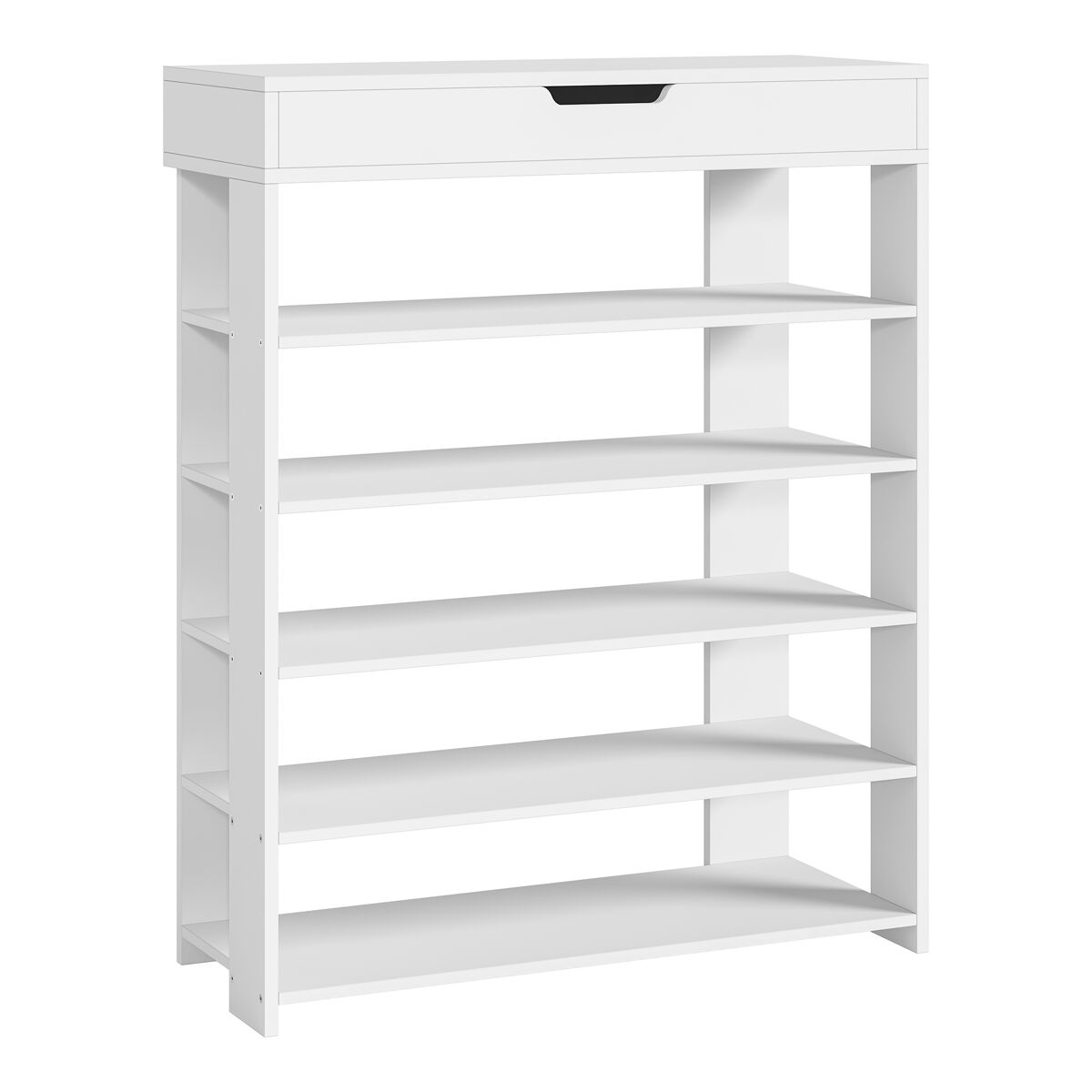 Sapateira boppeelo com gaveta 94x75x30 cm branco [en.casa]