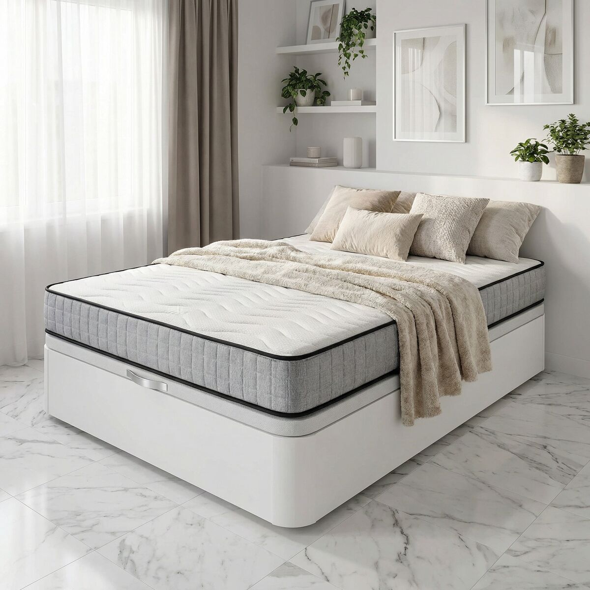 Colchão viscoelástico pharma therapy soja - ergonómico com elevada firmeza para máximo conforto